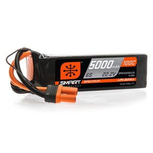 Spektrum - 5000mah 6s 22.2v 100c Smart Lipo Battery; Ic5 - X50006S100 Spektrum - 5000mah 6s 22.2v 100c Smart Lipo Battery; Ic5 - X50006S100