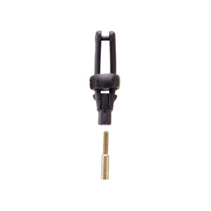 Dubro Products - Long Arm Micro Clevis, Black, (.047), 2/pk - 974