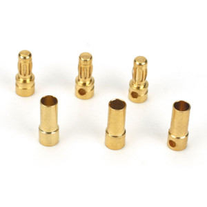 Dynamite - Gold Bullet Connector Set, 3.5mm (3) - C0043