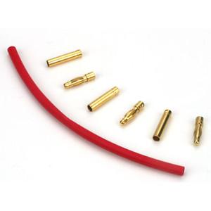 E-flite - Gold Bullet Connector Set, 4mm (3) - A249