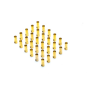 E-flite - Gold Bullet Connector, Female, 3.5mm (30) - AEC317