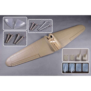 FMS - Main Wing, Grey: Zero 1400mm - MJ102GRY