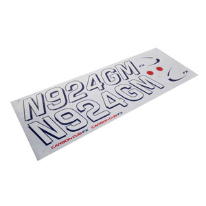 Hangar 9 - Decal Sheet: Carbon Cub Fx-3 100-200cc - 528021