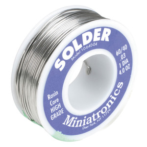 Miniatronics Corp - Rosin Core Solder 60/40, 4oz - 1064004