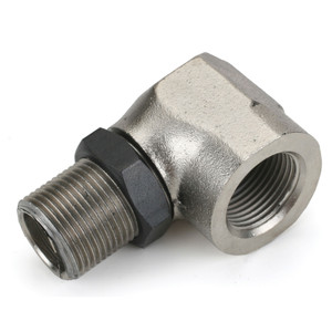 Saito Engines - Muffler, Right Angle Adapter: 120-180, 300 - 120S140