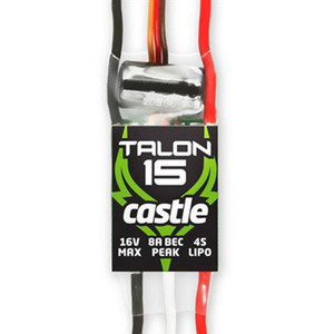 Castle Creations - Talon 15-amp 17v Esc W/8-amp Bec - 10012900 Castle Creations - Talon 15-amp 17v Esc W/8-amp Bec - 10012900