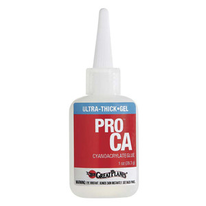 Great Planes - Pro Ca Glue Gel 1 Oz - R6020 Great Planes - Pro Ca Glue Gel 1 Oz - R6020