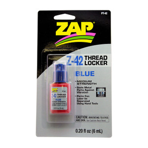 ZAP Glue - Zap Z-42 Thread Lock, .20 Oz - PT42 ZAP Glue - Zap Z-42 Thread Lock, .20 Oz - PT42