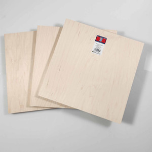 Midwest Products - Maple Plywood 12mm (1/2) X 12 X 12 (3) - 5435