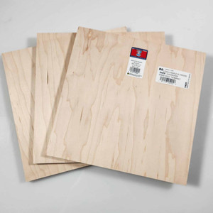 Midwest Products - Maple Plywood 9mm (3/8) X 12 X 12 (3) - 5425