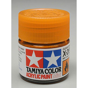 Tamiya - Acrylic Mini X26, Clear Orange - 81526 Tamiya - Acrylic Mini X26, Clear Orange - 81526