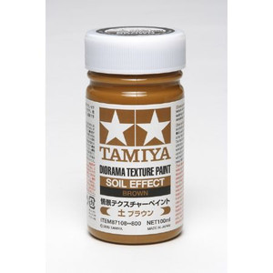 Tamiya - Diorama Texture Paint 100ml Soil Effect: Brown - 87108
