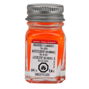 Testor - Enamel 1/4oz, Orange Fluorescent - 1173TT