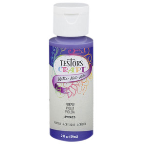 Testor - Testors 2oz Acrylic Craft Paint - Matte Purple - 292425A Testor - Testors 2oz Acrylic Craft Paint - Matte Purple - 292425A