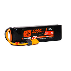 Spektrum - 5000mah 3s 11.1v Smart G2 Lipo 30c; Ic5 - X53S30 Spektrum - 5000mah 3s 11.1v Smart G2 Lipo 30c; Ic5 - X53S30