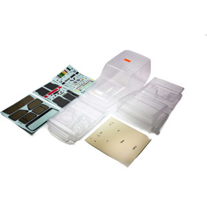 Axial - Jeep Jt Gladiator Body Set: Clear - 230026