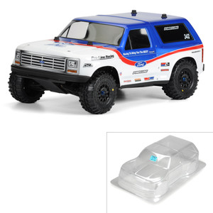Pro-line Racing - 1981 Ford Bronco Clear Body : Pro-2 Sc, Slh - 342300 Pro-line Racing - 1981 Ford Bronco Clear Body : Pro-2 Sc, Slh - 342300