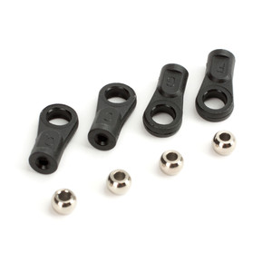 ECX - Shock Rod Ends/pivot Balls (4): Revenge Type E/n - 881