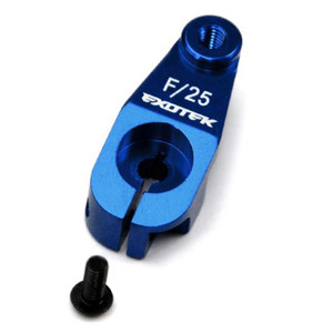 Exotek - Ae Heavy Duty Servo Horn, 7075 F/25- Blue - 1547BLU Exotek - Ae Heavy Duty Servo Horn, 7075 F/25- Blue - 1547BLU