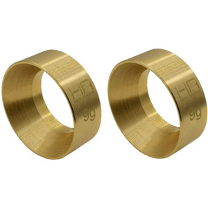 Hot Racing - 9g Brass Kmc Machete Wheel Weights Scx24 - SXTF2612H