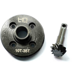 Hot Racing - Steel Helical Diff Ring/pinion Underdrive: Trx4 - TRXF9510