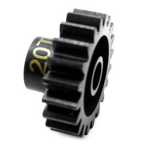 Hot Racing - Steel Pinion Gear Mod 1 20t 5mm - NSG20M1 Hot Racing - Steel Pinion Gear Mod 1 20t 5mm - NSG20M1