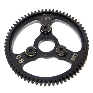 Hot Racing - Steel Spur Gear (65t 0.8 Mod)(gunmetal):traxxas - SERVO265 Hot Racing - Steel Spur Gear (65t 0.8 Mod)(gunmetal):traxxas - SERVO265