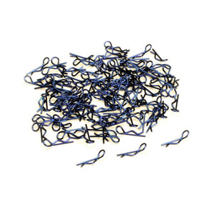 Integy - Bent-up Body Clip (100), Blue: 1/10 - C23214BL Integy - Bent-up Body Clip (100), Blue: 1/10 - C23214BL