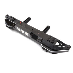 Integy - Front Alloy Bumper W/led: Axial Scx6 Jlu Wrangler - C32443BLACK