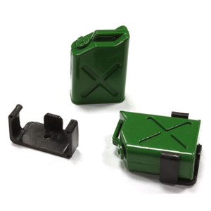 Integy - Jerry Can Fuel Tank (2), Green; 1/10 Scale Crawler - C25183GRN