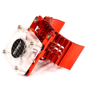 Integy - Motor Heatsink With Cooling Fan, Red:slh, St, Ru - T8074R Integy - Motor Heatsink With Cooling Fan, Red:slh, St, Ru - T8074R