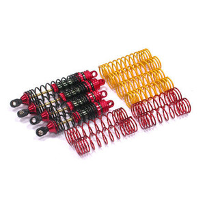 Integy - Xsr Shock Set (4), Red: Nitro Stampede & Rustler - T6752R Integy - Xsr Shock Set (4), Red: Nitro Stampede & Rustler - T6752R