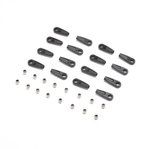 Losi - 4-link Rod End & Pivot Balls (16): Mini Lmt - 214047