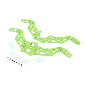 Losi - Chassis Plate Set, Green: Mini Lmt - 211052
