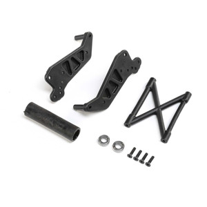Losi - Wheelie Bar Set, Black: Lmt - 241052 Losi - Wheelie Bar Set, Black: Lmt - 241052