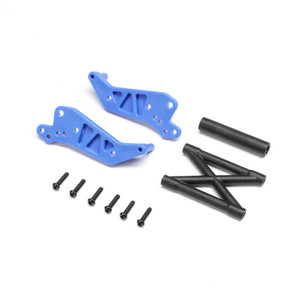 Losi - Wheelie Bar Set, Blue: Mini Lmt - 211046