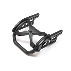 Losi - Wheelie Bump, Aluminum, Blk: Mini Lmt - 311019