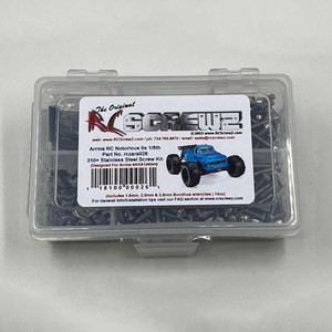 RC Screwz - Ara Notorious 6s 1/8 Stainless Steel Screw Kit - ARA026 RC Screwz - Ara Notorious 6s 1/8 Stainless Steel Screw Kit - ARA026