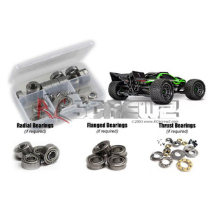 RC Screwz - Metal Shielded Bearing Kit Traxxas Xrt 4wd 8s 1/6 - TRA107B RC Screwz - Metal Shielded Bearing Kit Traxxas Xrt 4wd 8s 1/6 - TRA107B