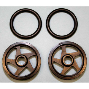 Rjspeed - O-ring Wheels 1.5 Black (2) - 2501