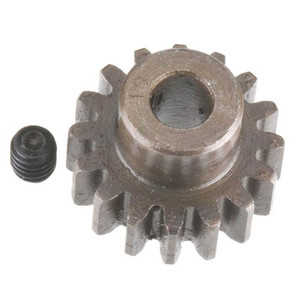 Robinson Racing Products - Extra Hard Steel  5mm Bore 1mod Pinion 16t - 1216 Robinson Racing Products - Extra Hard Steel  5mm Bore 1mod Pinion 16t - 1216