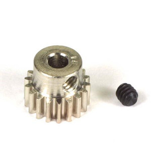 Robinson Racing Products - Nickel Plated Steel Motor Pinion,1/8bore/48p/18t - 1018 Robinson Racing Products - Nickel Plated Steel Motor Pinion,1/8bore/48p/18t - 1018