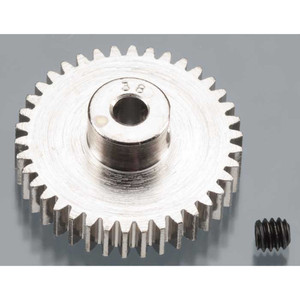 Robinson Racing Products - Nickel-plated 48-pitch Pinion Gear, 38t - 1038