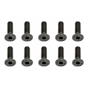 Team Associated - M3x10mm Flat Head Hex Screw: Mgt - 25202 Team Associated - M3x10mm Flat Head Hex Screw: Mgt - 25202