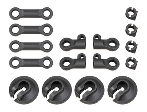 Team Associated - RC8B4 Spring Cups and Shock Rod Ends - 81512