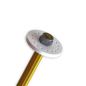 TEKNO RC - Shock Piston Blanks-cnc, Flat/flat, 16 Dimples - 6163