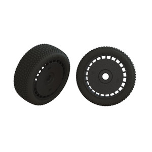 Arrma - Dboots Exabyte Tire Set Glued Black (1 Pair) - 550098 Arrma - Dboots Exabyte Tire Set Glued Black (1 Pair) - 550098