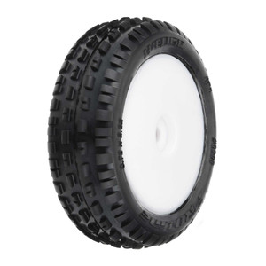 Pro-line Racing - Wedge Carpet Tires Mtd White Mini-b Front - 829813 Pro-line Racing - Wedge Carpet Tires Mtd White Mini-b Front - 829813