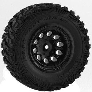 RPM - Front Revolver Wheels, Black(2): Slash 2wd - 82322 RPM - Front Revolver Wheels, Black(2): Slash 2wd - 82322