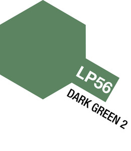Tamiya - Lacquer Paint Lp-56 Dark Green 2 10 Ml - 82156